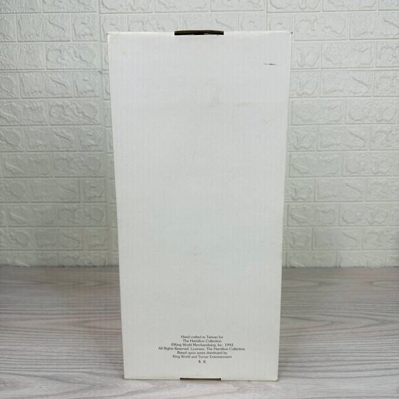 VTG 90s Spanky Porcelain Doll Little Rascals Boxed with COA Hamilton Collection - Picture 2 of 8